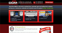 Desktop Screenshot of dockdoormaster.ca